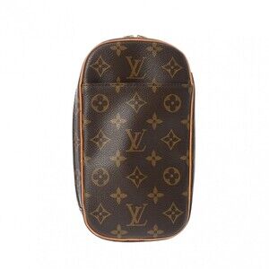 Louis Vuitton Monogram Canvas Pochette Ganju Brown Body Bag